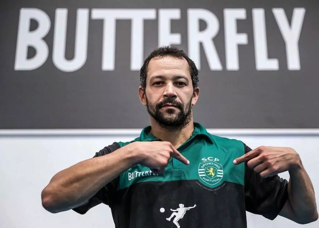 Thiago Monteiro tênis de mesa vitória Sporting Campeonato Português tênis de mesa