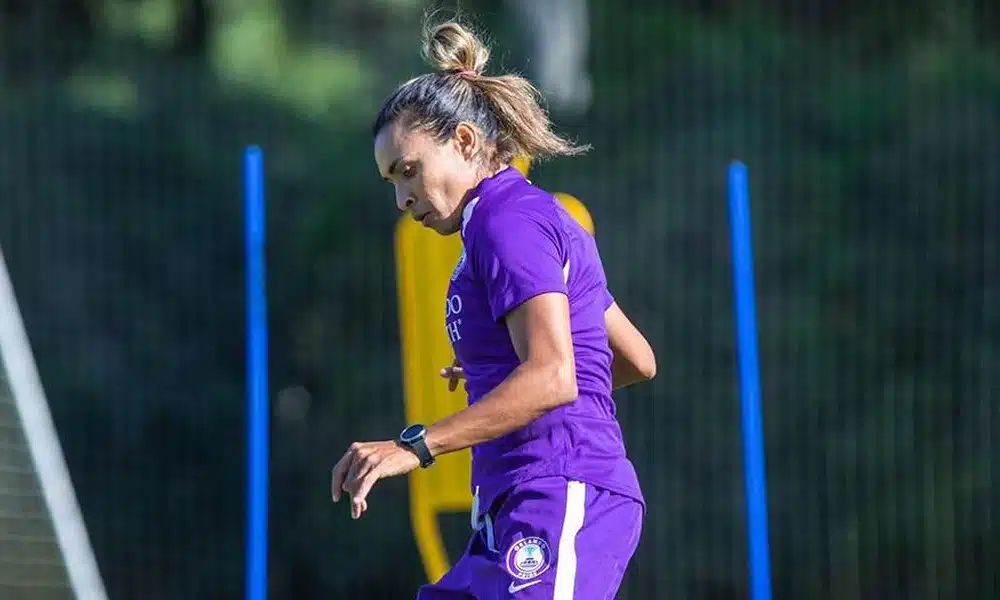 Marta retornou aos treinos com o Orlando Pride