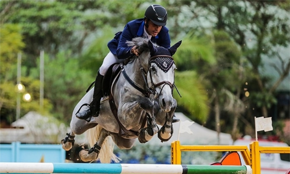Dois brasileiros ficaram em primeiro lugar no sábado (14) em eventos realizados na Itália e em Portugal. Em Gorla Minore, solo italiano, João Paulo Pereira foi o melhor colocado com duas montarias diferentes em uma prova para cavalos com até cinco anos de idade. Já em Vilamoura, em terras lusitanas, André Miranda ganhou em uma disputa semelhante e tabela A sem contrarrelógio e com obstáculos em 1,10 m.