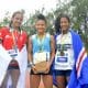 Ana Júlia Batista no pódio do Brasileiro Sub-16