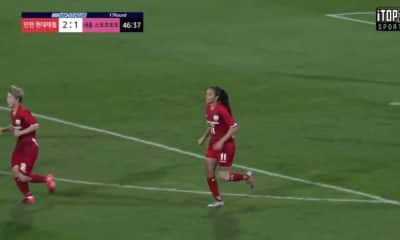 As duas brasileiras que atuam no futebol sul-coreano entraram em campo nesta quinta-feira (24). A atacante Neném, de 26 anos, anotou o terceiro gol do Red Angels no resultado positivo contra o Gumi Sportstoto, 4 a 2, pela 17ª rodada da WK League, a Liga da Coreia do Sul de futebol feminino. O outro clube com atleta tupiniquim no elenco é o Hwacheon KSPO, de Nathane, de 30 anos, que perdeu, em casa, por 2 a 0, para o Gyeongju