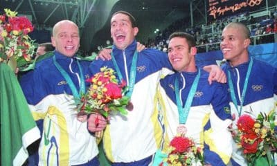 Sydney 2000 revezamento 4 x 100 livre Brasil