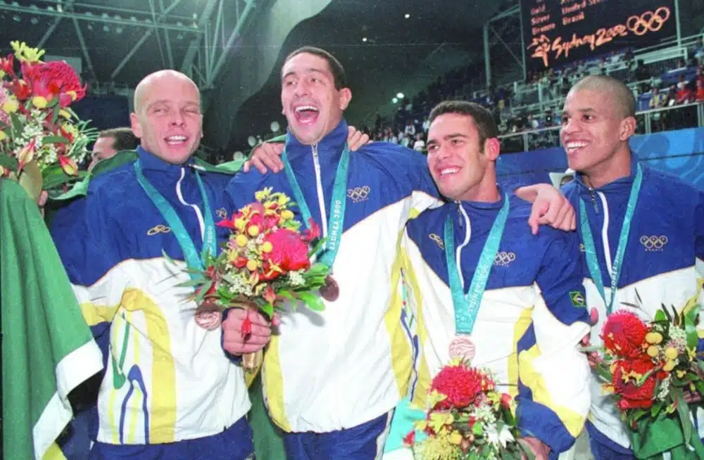 Sydney 2000 revezamento 4 x 100 livre Brasil