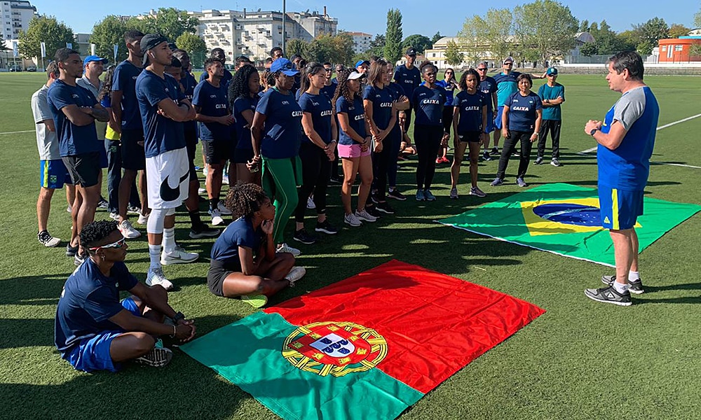 seleção brasileira atletismo missão europa portugal volta COB