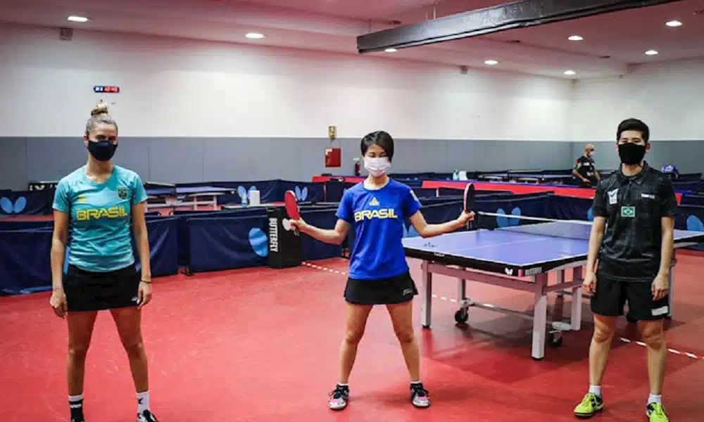Equipe feminina do tênis de mesa do Brasil já está garantida nos Jogos Olímpicos de Tóquio Carol Kumahara Bruna Takahashi