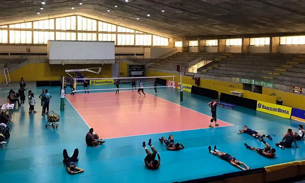 O ginásio Aero/Sesi receberá público nas partidas da etapa de Natal na Superliga C