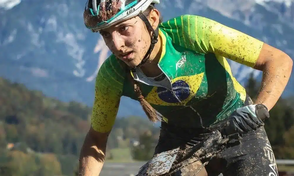Giuliana Morgen disputou a Taça Brasil de XCO no mountain bike