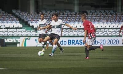 Coritiba e São Paulo empataram em 1 a 1 no jogo de ida Copa do Brasil sub-20 ao vivo