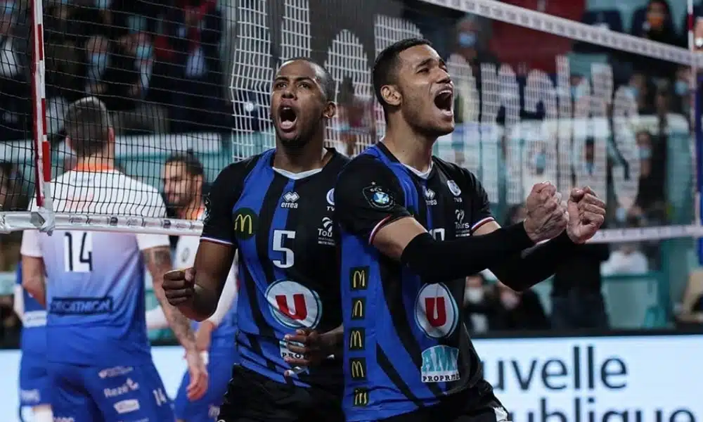 Leandro Aracaju - Pablo Natan - Tours - Campeonato Francês de vôlei