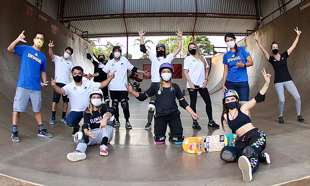 Seleção feminina skate park Atibaia