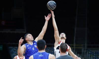 Bola preta foi utilizada durante o duelo entre Flamengo e Minas, na estreia do NBB