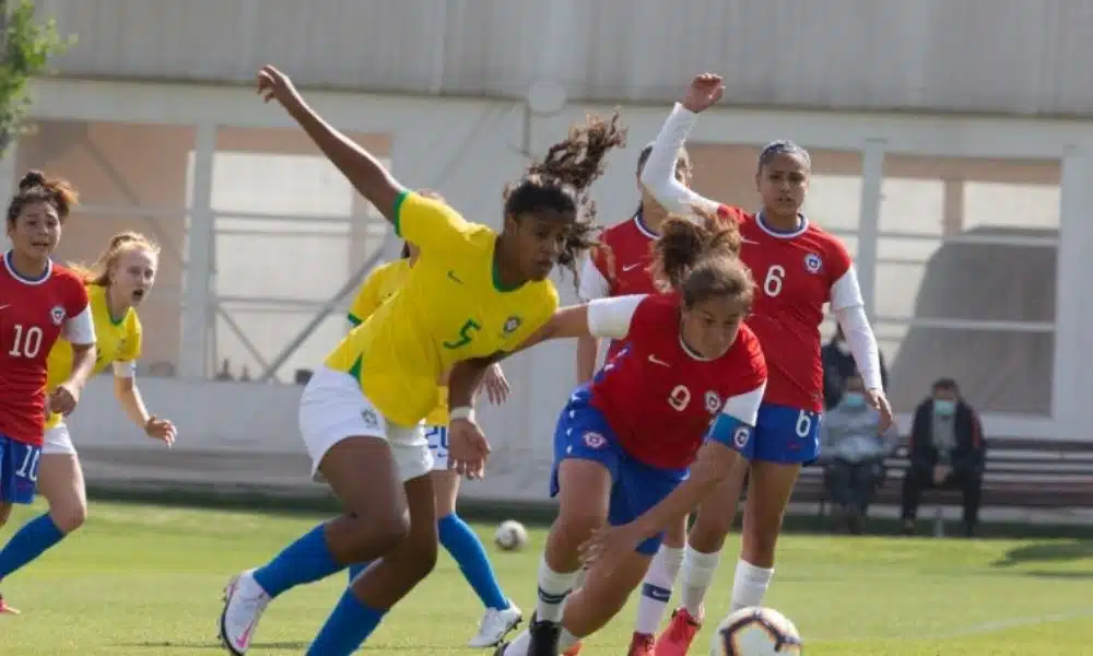 Seleção Feminina Sub-17 chile amistoso