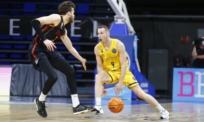 O armador Marcelinho Huertas e seus companheiros do Iberostar Tenerife conquistaram mais uma vitória na Champions League de basquete masculino. Nesta sexta-feira (17), o clube espanhol recebeu o Galatasaray, da Turquia, e venceu por 85 a 72. O brasileiro ficou em quadra por quase 18 minutos, período em que marcou nove pontos e deu seis assistências