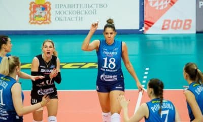 Natália foi o destaque do Dínamo Moscou nesta quarta-feira (11). Sem dificuldades, o time da brasileira bateu o Odintsovo, em casa, por 3 sets a 0, parciais de 25/11, 25/19 e 25/14, em 1h04min. O triunfo fez o clube da ponteira chegar aos 23 pontos e à vice-liderança da Liga Russa de vôlei feminino, com oito êxitos e um revés, atrás apenas do Dínamo Kazan, primeiro com um jogo a mais e 26 pontos: nove vitórias e uma derrota.