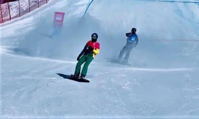 Snowboard brasileiro participou dos Jogos da Juventude de Inverno de 2020 com Noah Bethonico