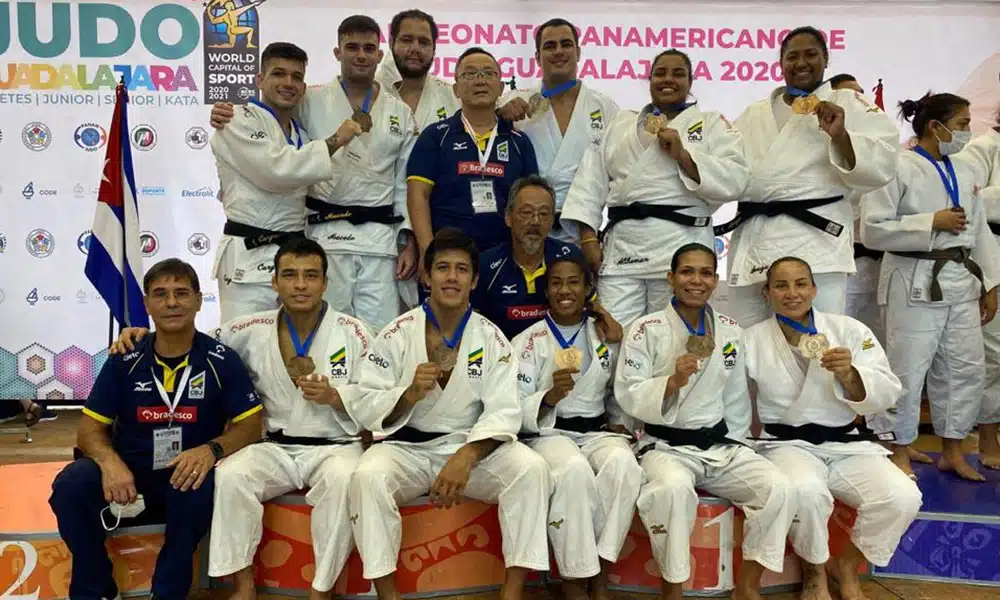 Seleção brasileira de judô campeã equipes Pan-Americano