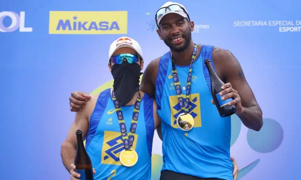 Evandro e Bruno Schmidt - André e George - Circuito Brasileiro de vôlei de praia