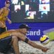 A decisão da quinta etapa do Circuito Brasileiro de Vôlei de Praia 2020/21 será uma reedição do evento anterior. Bruno Schmidt/Evandro (DF/RJ) encara George/André Stein (PB/ES) na final do evento que encerra o ano, neste domingo (13), às 11h. No torneio anterior, a dupla composta pelo paraibano e o capixaba ganhou da equipe garantida nos Jogos Olímpicos de Tóquio. Eles fizeram 2 sets a 0, parciais de 21/16 e 21/10