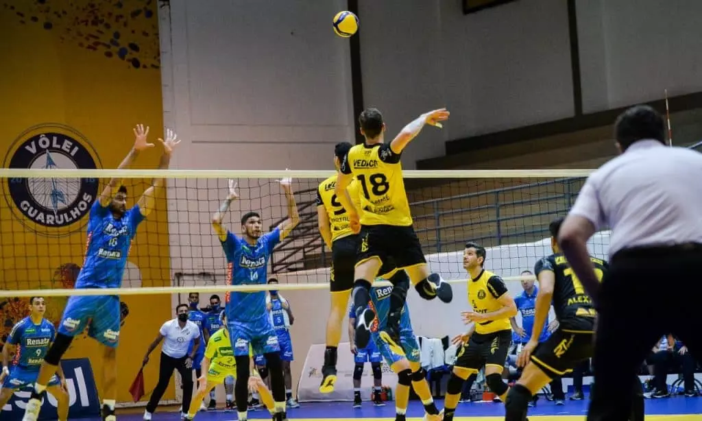 Vôlei Guarulhos Blumenau Superliga masculina ao vivo Vôlei Renata x Vôlei Guarulhos