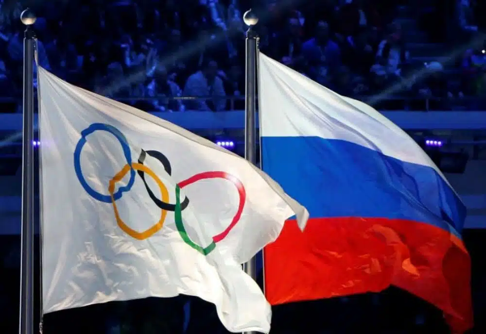 Rússia COI bandeiras banimento atletas da Rússia e Belarus guerra