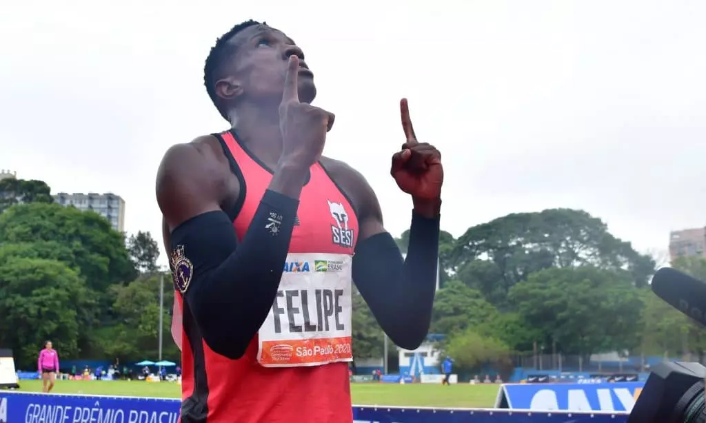 Felipe Bardi GP Brasil de atletismo 100 m