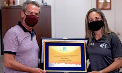 Tatiele Silveira Ferroviária cidadã araraquarense Edinho Silva