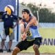Das duplas olímpicas, Álvaro Filho e Alison tiveram o melhor desempenho, mas foram eliminados nas quartas de final (Ana Patrícia/Inovafoto/CBV)