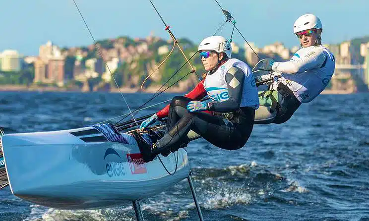 Gabriela Nicolino e Samuel Albrecht Nacra 17 Miami OCR vela