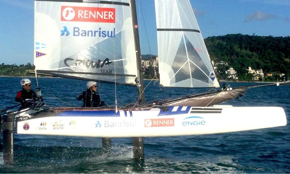 SAMUEL ALBRECHT E GABRIELA NICOLINO NACRA 17 DIVULGAÇÃO