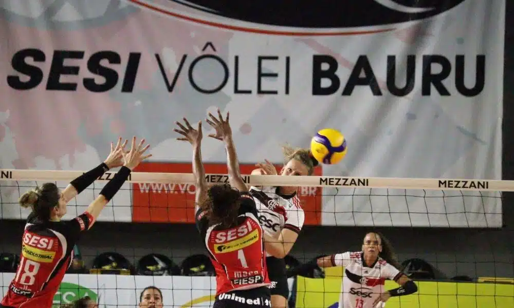Sesi Bauru x Sesc RJ Flamengo Superliga de vôlei feminino 2021