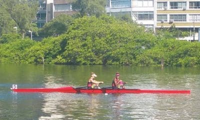 Vanessa Cozzi e Isabelle Falck conquistaram a vaga do Double Skiff Peso Leve remo