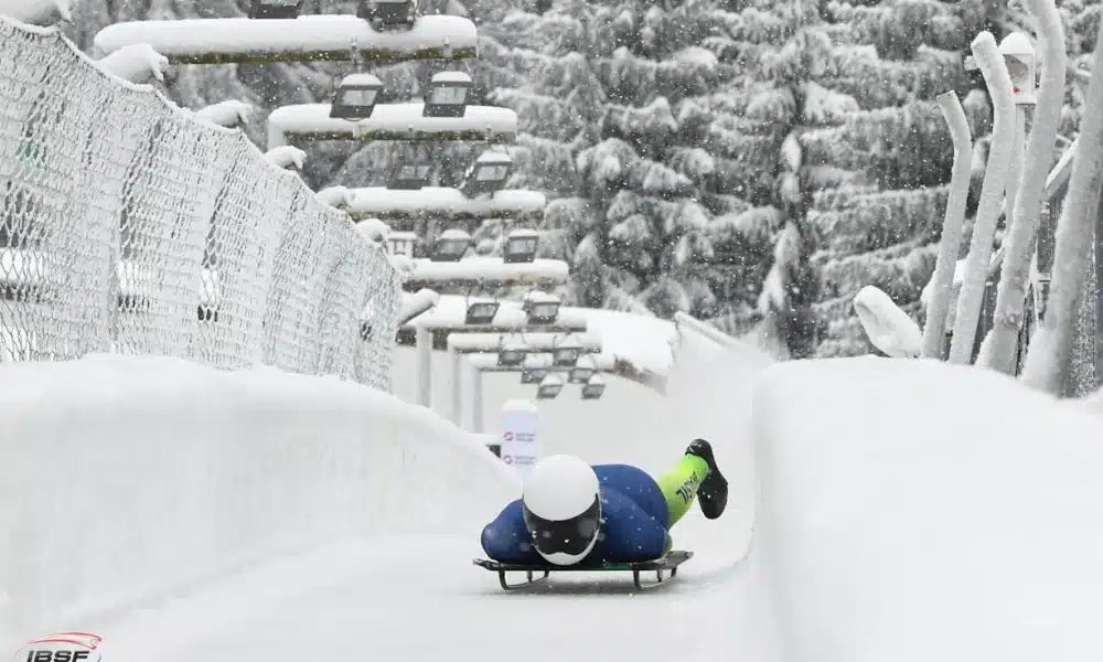 Nicole Silveira compete no Mundial de Skeleton