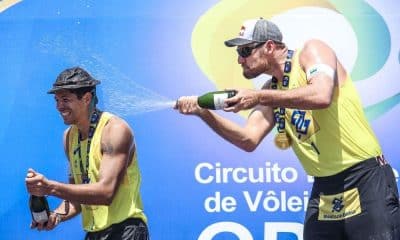 Alison e Álvaro Filho venceram André e George na decisão da oitava etapa do Circuito Brasileiro de vôlei de praia