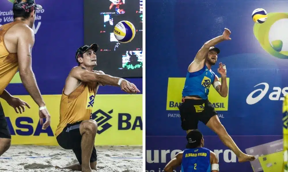 André:George e Alison:Álvaro Filho se enfrentam na final nesta quinta