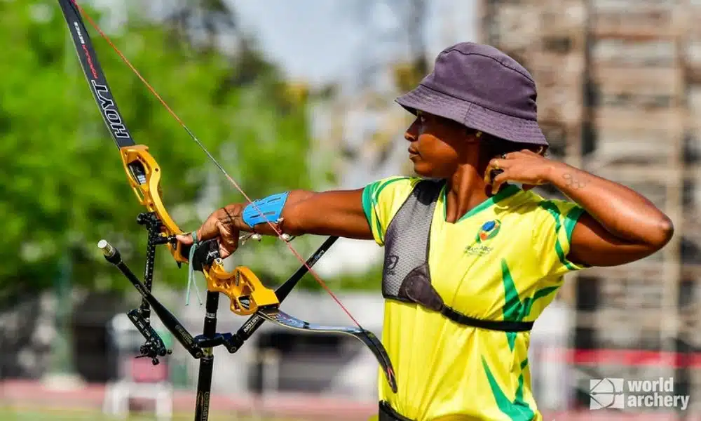 Ane marcelle dos santos pré-olímpico das américas de tiro com arco