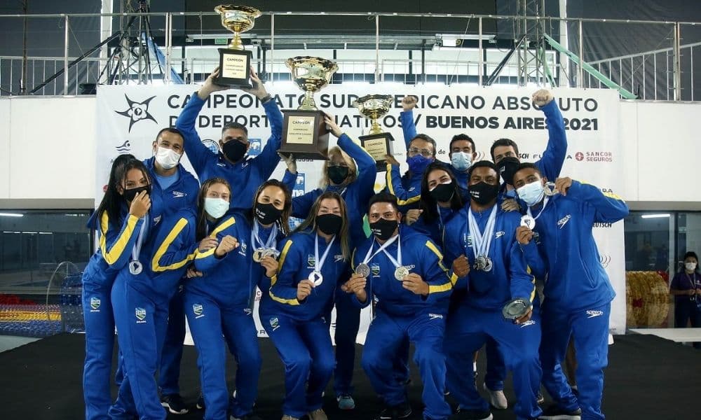 Brasil campeão geral do sul-americano de saltos ornamentais