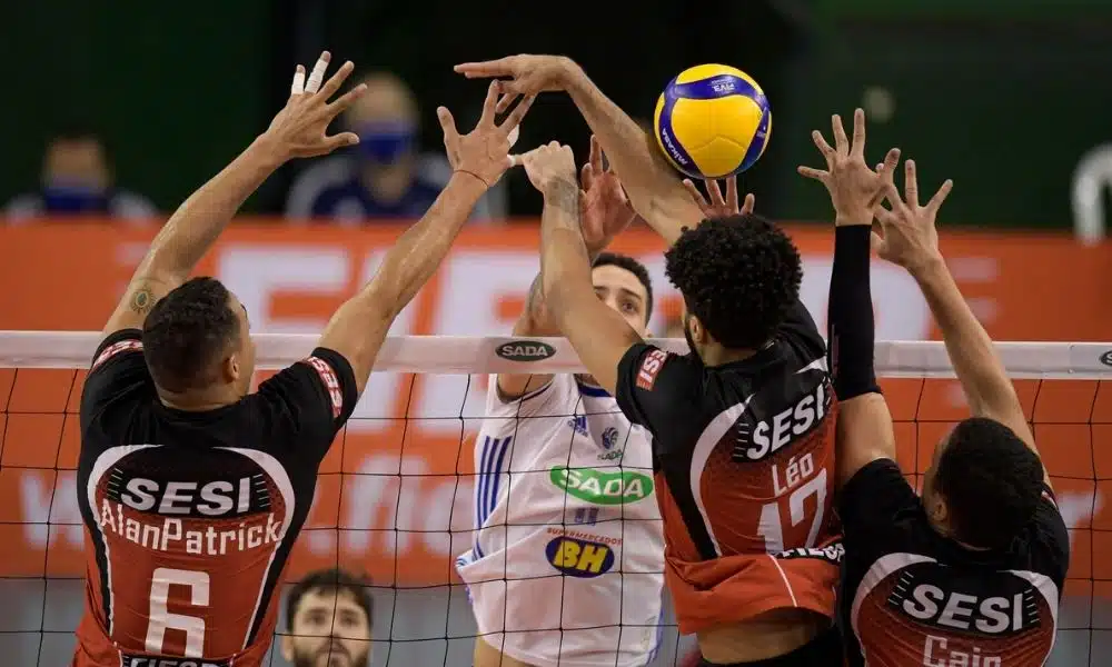 Cruzeiro x sesi Superliga de vôlei masculino 2020 2021