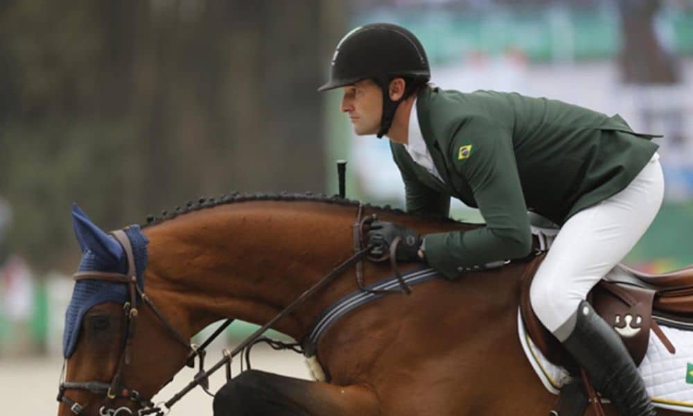 EDUARDO MENEZES COM H5 CHAGANUS Gabriel Machado hipismo saltos Bélgica