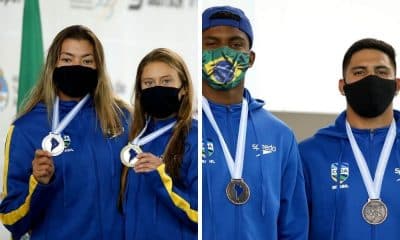 Luana Lira Anna Lúcia dos Santos Kawan Pereira Luis Felipe Moura saltos ornamentais campeonato sul-americano de esportes aquáticos