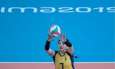 Nathalie filomena dá aulas de natação e está na seleção de vôlei sentado desde 2006. Foto- Washington Alves/EXEMPLUS/CPB