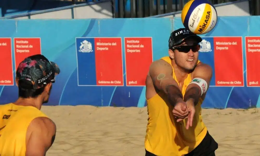 andré e george etapa de santiago do circuito sul-americano de vôlei de praia