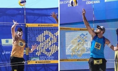 george parceiro de andré e alison que forma dupla com álvaro filho na oitava etapa do circuito brasileiro de vôlei de praia