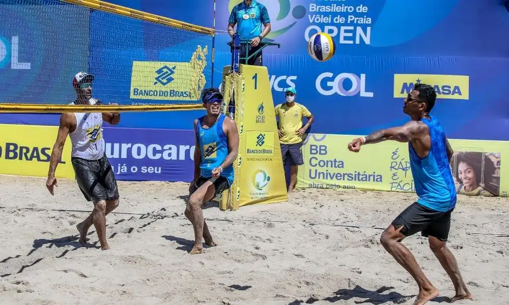 qualifying da oitava etapa do circuito brasileiro de vôlei de praia masculino