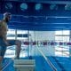 Ruiter Silva, campeão parapan-americano nos 50m livre S9, participou da tomada de tempo no CT Paralímpico e obteve resultados próximos aos seus melhores tempos em competição. Foto: Alê Cabral/CPB