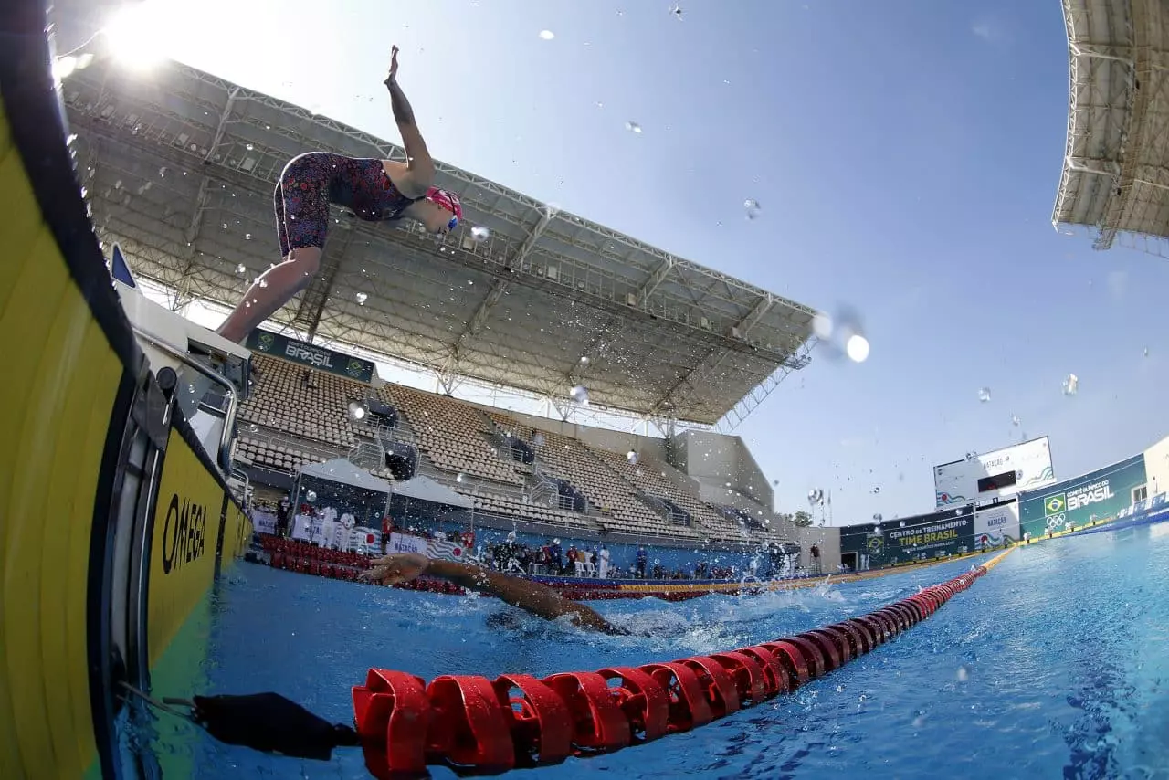 Seletiva Olimpica Brasileira de Natacao.