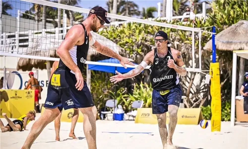 Alison e Álvaro Filho vôlei de praia Circuito Mundial Cancún Hub