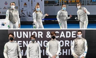 Equipes masculina e feminina de florete juvenil - Mundial cadete e juvenil de esgrima