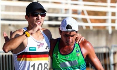 Matheus Corrêa e Caio Bonfim Torneio Cidade de Bragança Paulista de atletismo