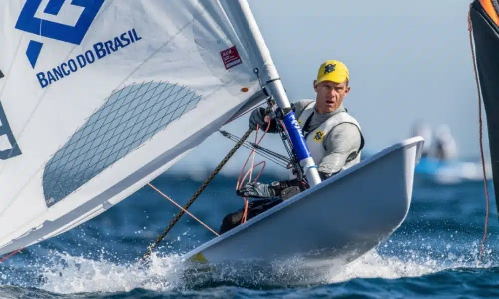 Robert Scheidt laser vilamoura vice líder regata da medalha