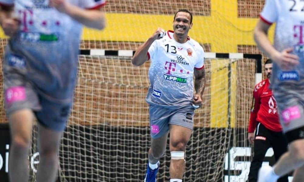 Rogério Moraes Champions league de handebol masculino golaço da primeira rodada das oitavas da champions league